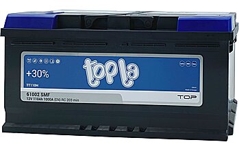 АКБ TOPLA Top Sealed 6ст-110 (о.п.) 1000А 394*175*190 (61002 SMF)