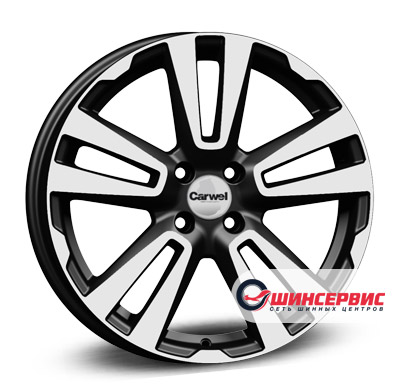 Carwel Берг 17"x6.5J PCD 4x100 ЕТ 43 ЦО 60.1