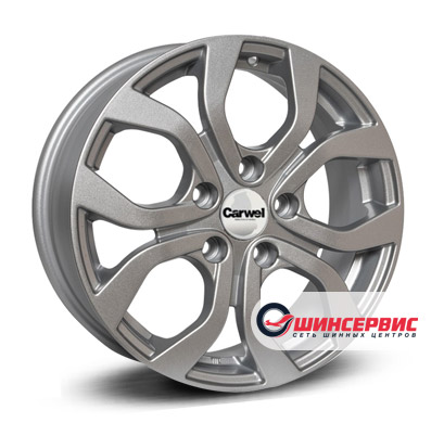 Carwel Буссе 16"x6.5J PCD 5x114.3 ЕТ 45 ЦО 60.1