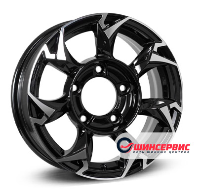 Carwel Гурон 15"x5.5J PCD 5x139.7 ЕТ 5 ЦО 108.1