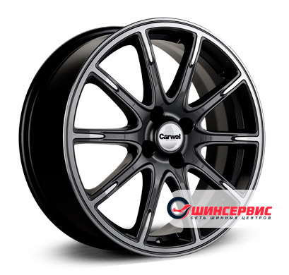 Carwel Лада 17"x6.5J PCD 4x100 ЕТ 41 ЦО 60.1