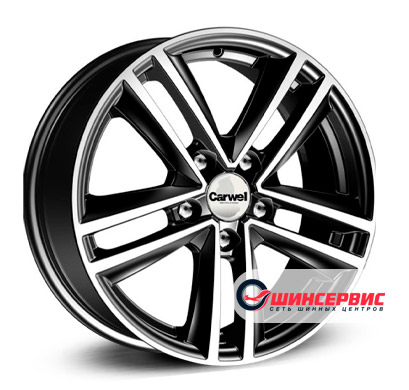 Carwel Неро 16"x6.5J PCD 5x114.3 ЕТ 50 ЦО 60.1