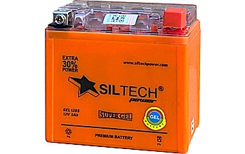 АКБ SILTECH (GEL1205) 6ст-5 (о.п.) 80А 113*70*107 (YTX5L-BS)