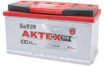 АКБ AKTEX EFB 6ст-100 (о.п.) 920А 353*175*190