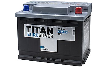 АКБ TITAN Euro Silver 6ст-65 (о.п.) 620А 242*175*190