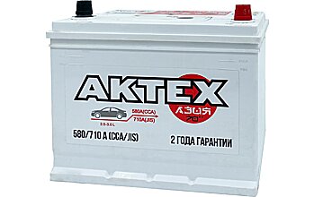АКБ AKTEX Asia 6ст-70 (о.п.) 580А 260*175*225