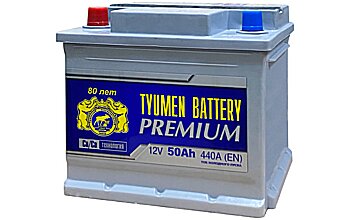 АКБ TYUMEN BATTERY PREMIUM 6ст-50 (п.п.) 440А 206*175*190