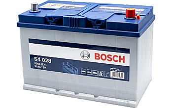 АКБ BOSCH Asia Silver S4 028 6ст-95 (о.п.) 830А 306*173*225 595 404 083 Jeep (2021г)