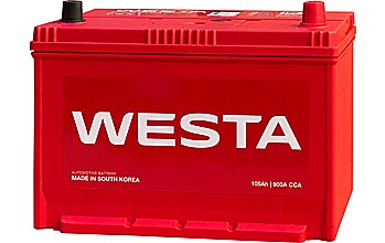 АКБ WESTA Asia 6ст-105 (о.п.) 900А 303*175*220 (125D31L SMF)