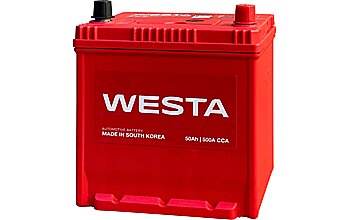 АКБ WESTA Asia 6ст-50 (о.п.) 500А 200*175*220 (50D20L SMF)