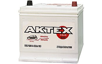 АКБ AKTEX Asia 6ст-65 (о.п.) 550А 232*175*225 (2022г)