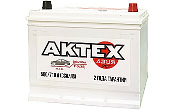 АКБ AKTEX Asia 6ст-70 (о.п.) 580А 260*175*225 (2022г)