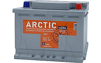 АКБ TITAN Arctic 6ст-60 (о.п.) 620А 242*175*190