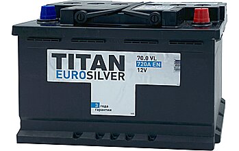 АКБ TITAN Euro Silver 6ст-70 (о.п.) 720А 278*175*190 (2023г)