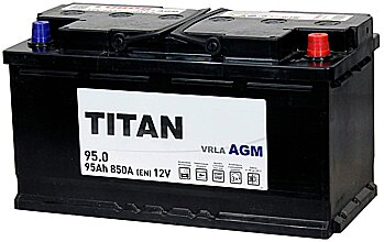 АКБ TITAN AGM 6ст-95 (о.п.) 850A 353*175*190