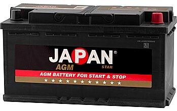 АКБ JAPAN STAR AGM 6ст-100 (о.п.) 880А 353*175*190 (AGM 100 L5)