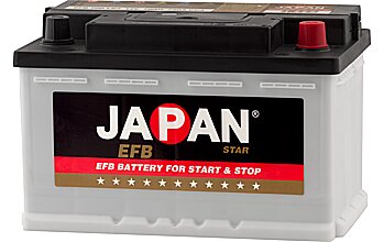 АКБ JAPAN STAR EFB 6ст-70 (о.п.) 680А 278*175*175 (EFB 70D LB3) низк.