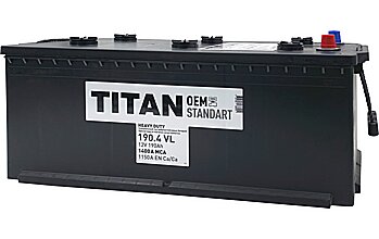 АКБ TITAN Standart 6ст-190 (о.п.) 1150А 513*225*218