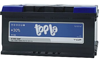 АКБ TOPLA Top Sealed 6ст-110 (о.п.) 1000А 394*175*190 (61002 SMF) (2023г)