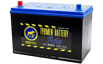 АКБ TYUMEN BATTERY Asia 6ст-95 (п.п.) 750А 303*172*222 (2024г)