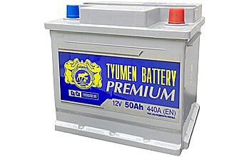 АКБ TYUMEN BATTERY PREMIUM 6ст-50 (о.п.) 440А 207*175*190 (2024г)