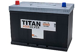 АКБ TITAN Asia Silver 6ст-100 (п.п.) 850А 304*175*221 (2024г)