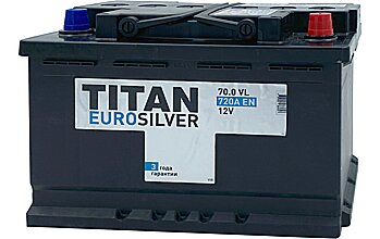 АКБ TITAN Euro Silver 6ст-70 (о.п.) 720А 278*175*190 (2024г)