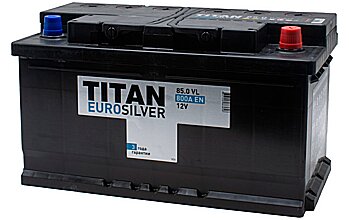 АКБ TITAN Euro Silver 6ст-85 (о.п.) 800А 314*175*175 низк. (2024г)