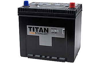 АКБ TITAN Standart Asia 6ст-62 (о.п.) 520А 230*175*221 (2024г)