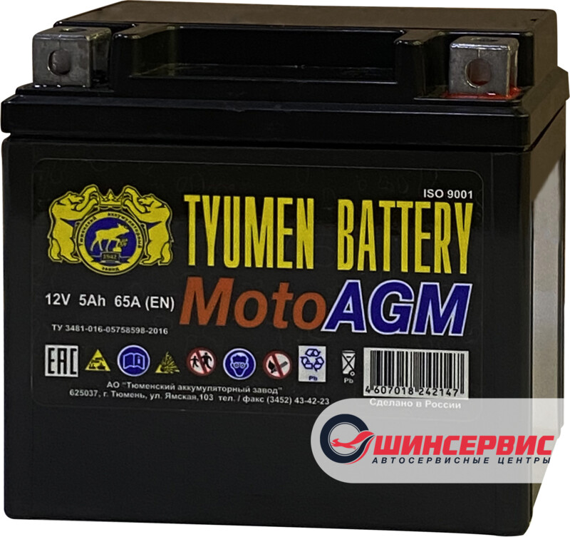 TYUMEN BATTERY 6 МТС-5 AGM