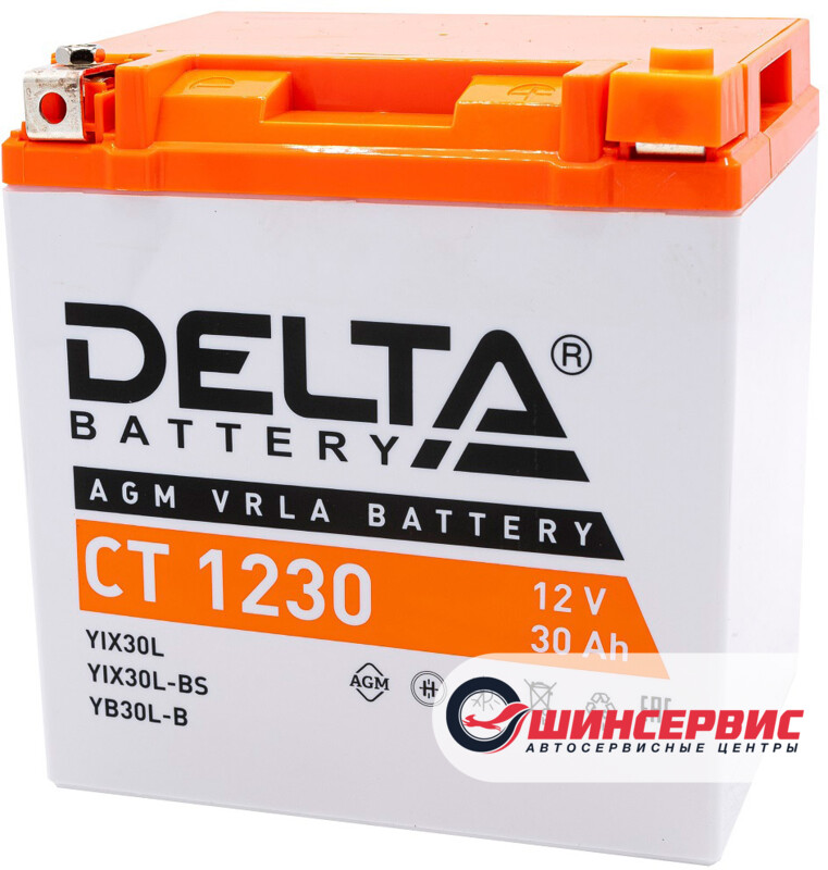 DELTA CT 1230 12V (YIX30L, YIX30L-BS, YB30L-B)