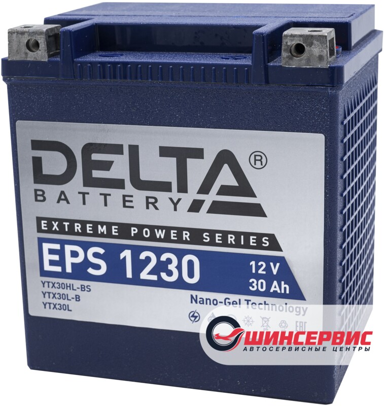 DELTA EPS 1230 12V (YTX30HL-BS, YTX30L-B, YTX30L)