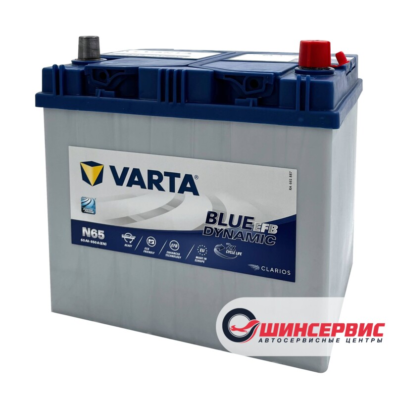 Batterie Varta Blue Dynamic EFB N65 12v 65ah 650A 565 501 065
