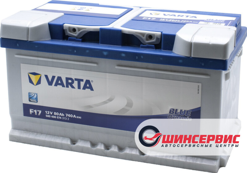 Купить автомобильный аккумулятор VARTA Blue Dynamic (F17) 80 Ач