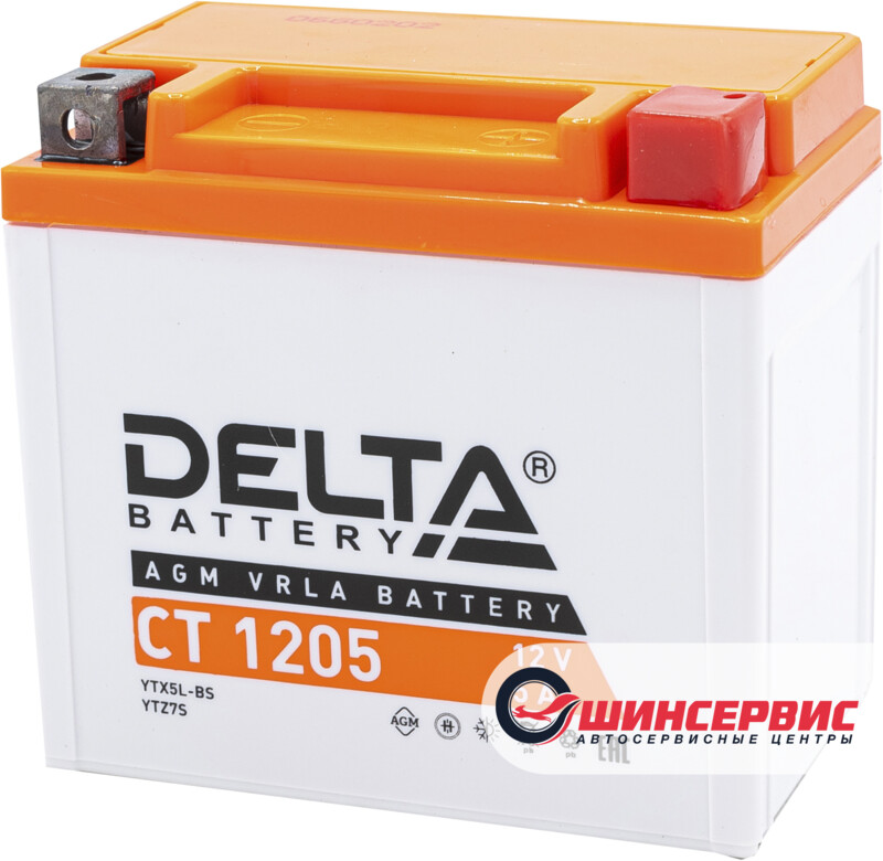 DELTA CT 1205 12V (YTX5L-BS, YTZ7S)