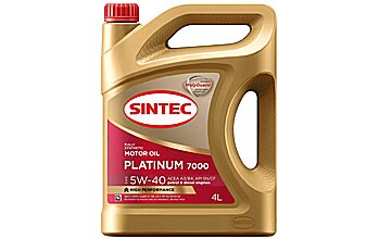 Моторное масло Sintec PLATINUM SN/CF A3/B4