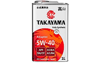 Моторное масло Takayama Adaptec SN/CF A3/B4